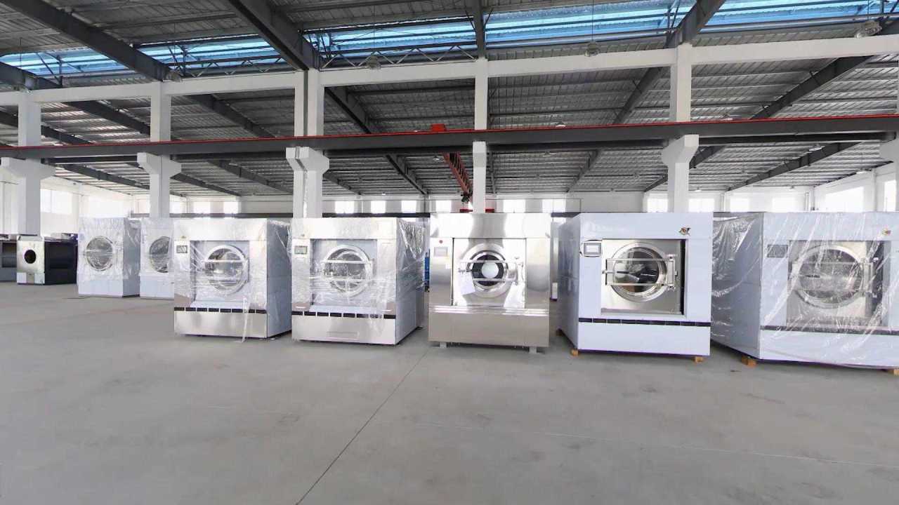 100公斤工业洗衣机视频操作流程树模